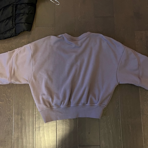 Purple Nike cropped crew neck size: M - Picture 3 of 4